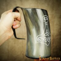 Drinking Mug or Beer Mug Thors Hammer "Mjölnir" app. 600ml capacity