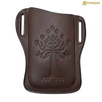 Medieval leather mobile phone case