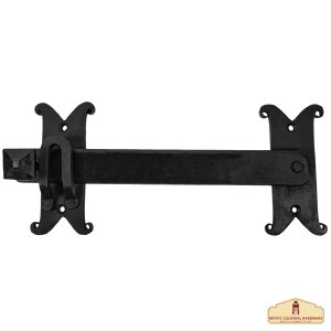 Iron gate latch or gate bolt black