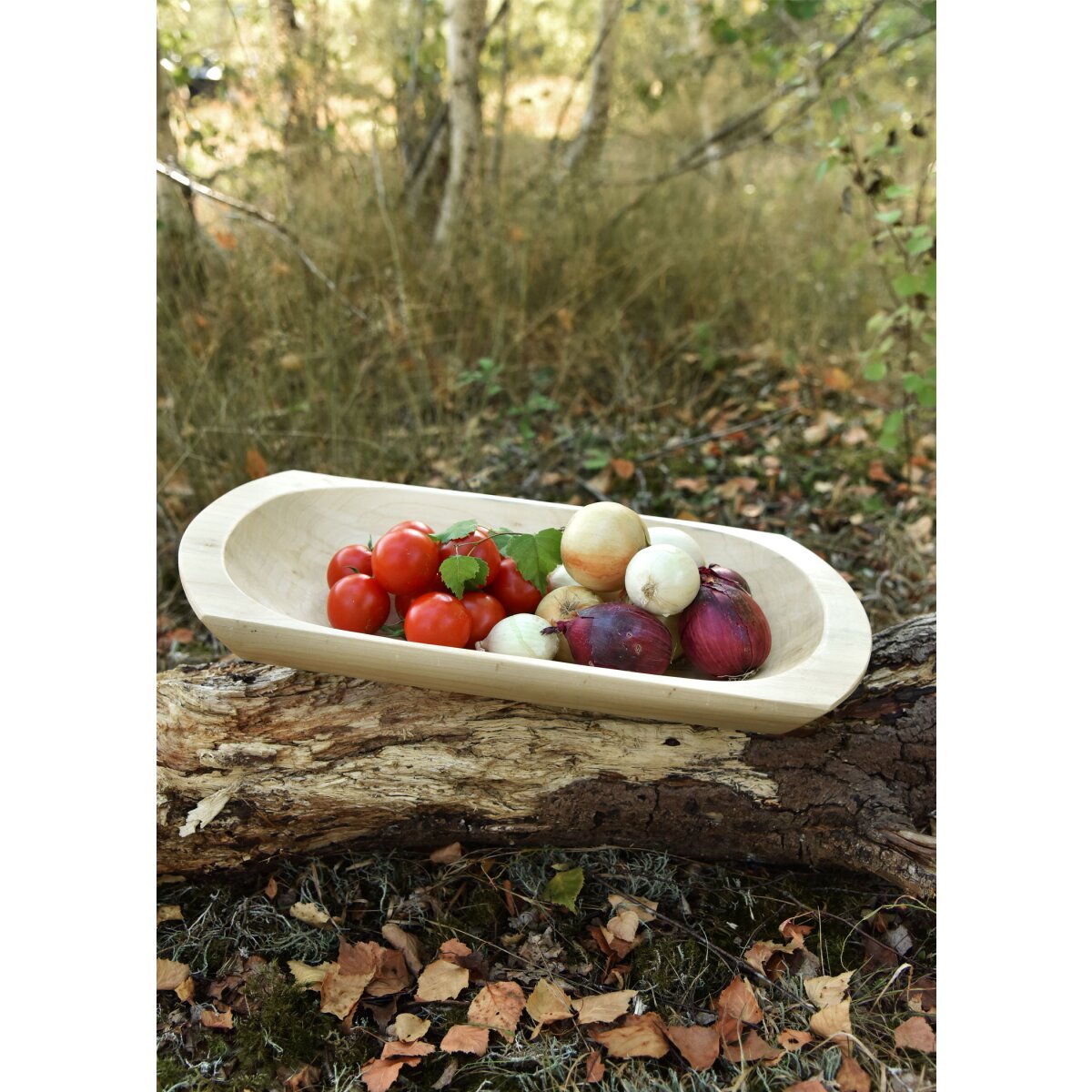 Wooden trough made of lime wood, smooth, sealed, approx....