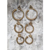 Slavic temple rings, large, pair