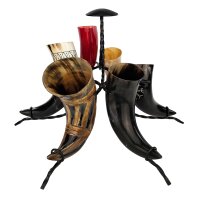 Drinking horn stand 6-fold for 0.3 l - Made in Germany