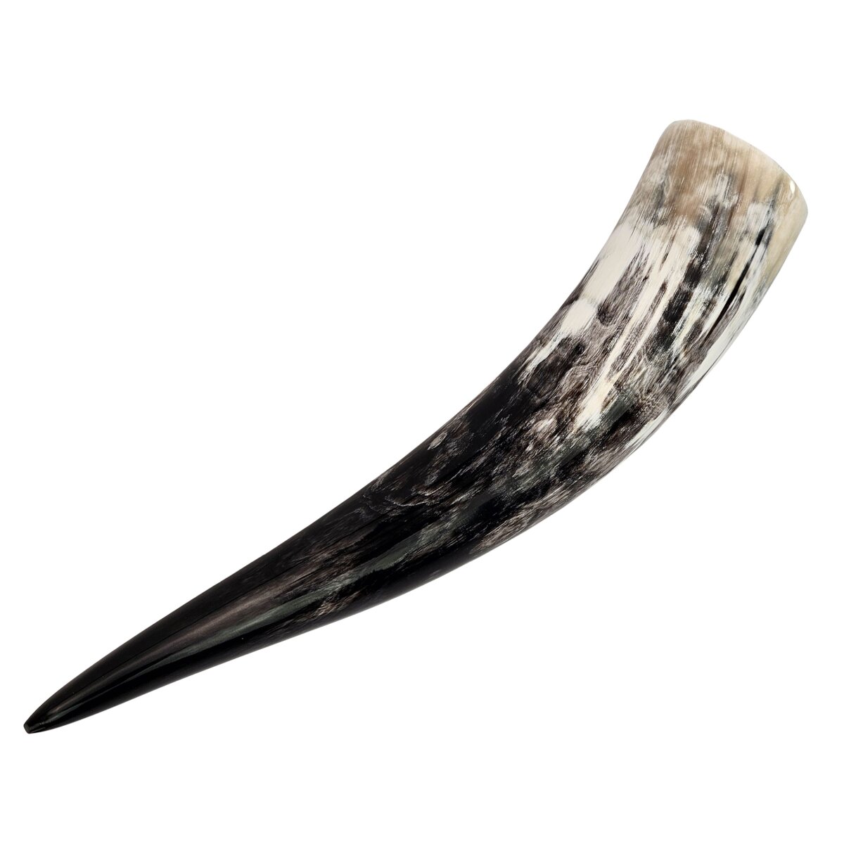 Drinking horn 0.5 l highly polished outside - Made in...