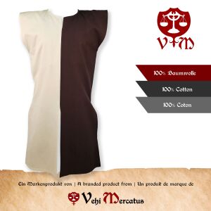Medieval tabard brown / nature "Enzio"