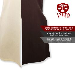 Medieval tabard brown / nature "Enzio"
