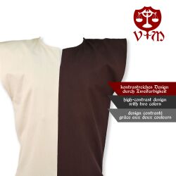 Medieval tabard brown / nature "Enzio"
