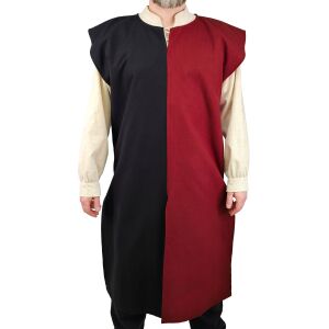 Medieval tabard red / black "Enzio"