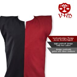 Medieval tabard red / black "Enzio"