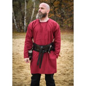 Viking tunic, Viborg reconstruction, wine red