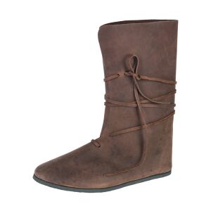 Viking boots with lacing, brown