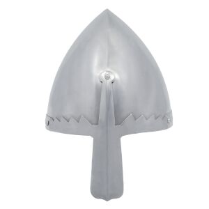 Saint Wenceslaus Nasal Helmet with Leather Liner 18 gauge