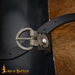 Late medieval simple greaves, 16 gauge (1.6 mm)