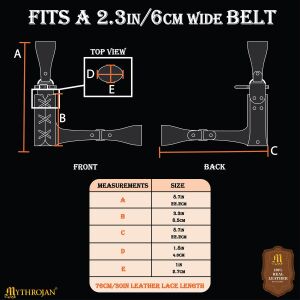 Sword holder for left-handers