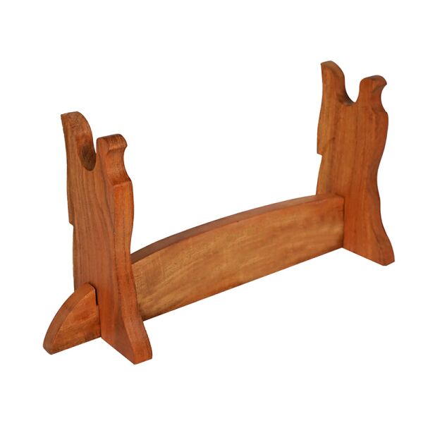 Solid wood sword stand, 43 cm (16.9 in) x 20 cm (7.9 in)