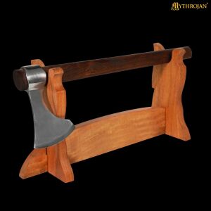 Solid wood sword stand, 43 cm (16.9 in) x 20 cm (7.9 in)