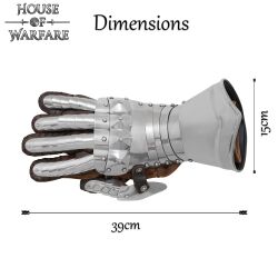 Medieval knights gloves