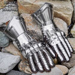 Medieval knights gloves