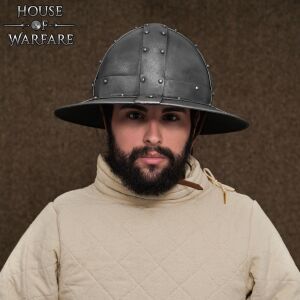 Medieval infantry cauldron hat