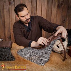 Medieval chain collar, flat rings