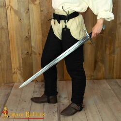 Medieval Padded Arming Belt Handmade from Sturdy Canvas Cotton Ecru