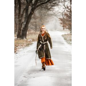 Viking Birka Coat Olive “Skadi”