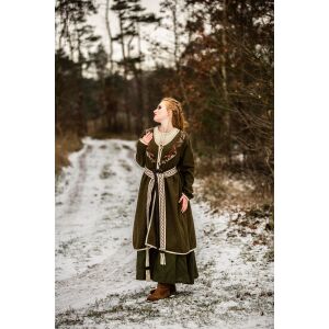 Viking Birka Coat Olive “Skadi”