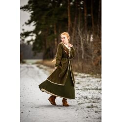Viking Birka Coat Olive “Skadi”