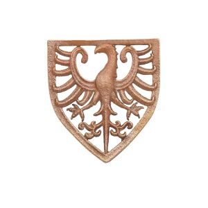 Medieval bronze fitting "Heraldic eagle"
