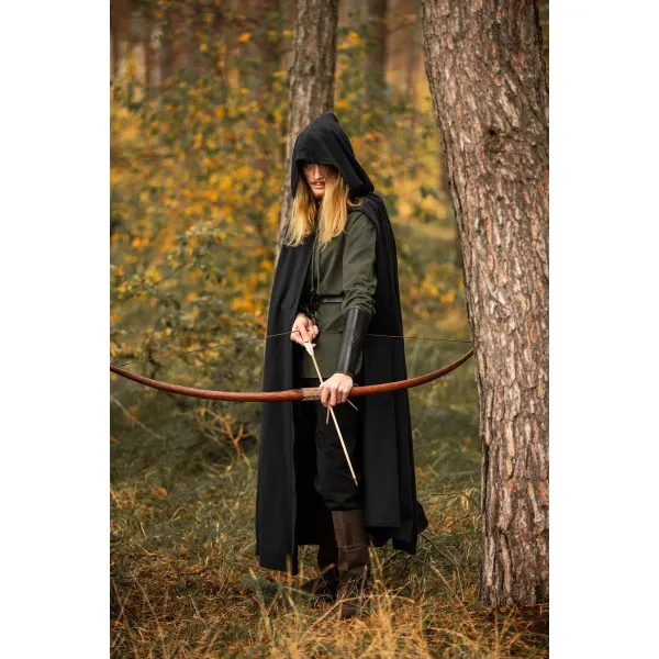 Medieval cape black “Johannes”