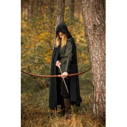 Medieval cape black “Johannes”