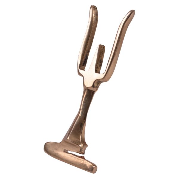Holder for metal helmet plume, horizontal (Centurion), made of brass