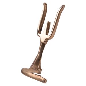 Holder for metal helmet plume, horizontal (Centurion), made of brass