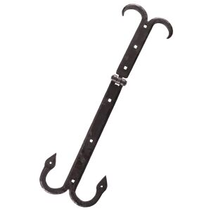 Medieval hinge, steel chest strap, hand-forged