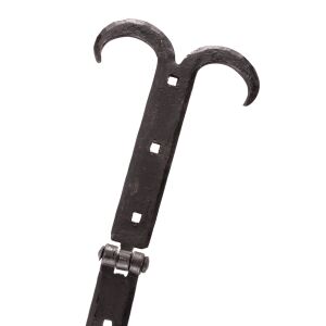 Medieval hinge, steel chest strap, hand-forged