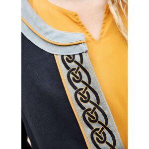 Embroidered Viking coat, dark blue "Ella"