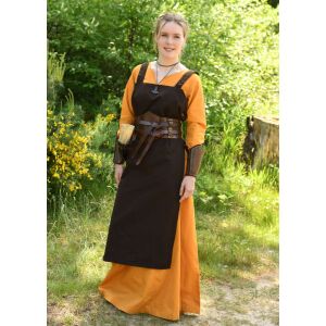 Viking slip dress Tinna, brown
