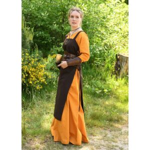 Viking slip dress Tinna, brown