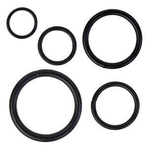 Steel O-ring, black (strap distributor), various sizes