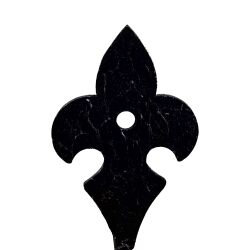 Rustic forged wall hook Lily "Fleur de Lis"