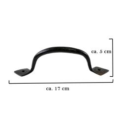 Forged iron handle fitting
