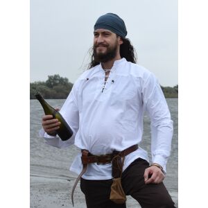 Medieval shirt Ludwig, white, size L, B-stock