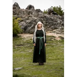 Medieval tie belt cotton embroidery unisex "Vigga"