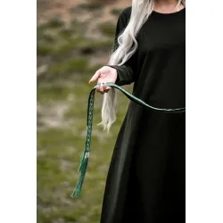 Medieval tie belt cotton embroidery unisex "Vigga"