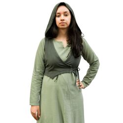 ladies waistcoat dresses White Linen Blend Waistcoat Maxi Dress Mint Velvet