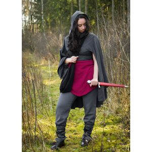 Medieval trousers grey lacing calf area "Thalor"