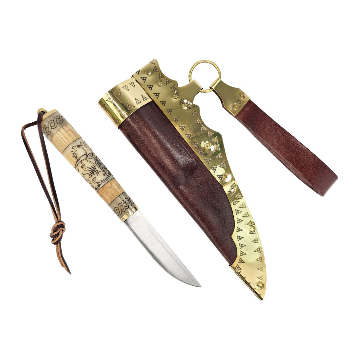 Viking knife in Mammen style incl. leath box