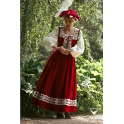 medieval female dress dForce Camilla Gown for Genesis 8 Female(s) Hang to dry Battle woman dress wool lansquenet