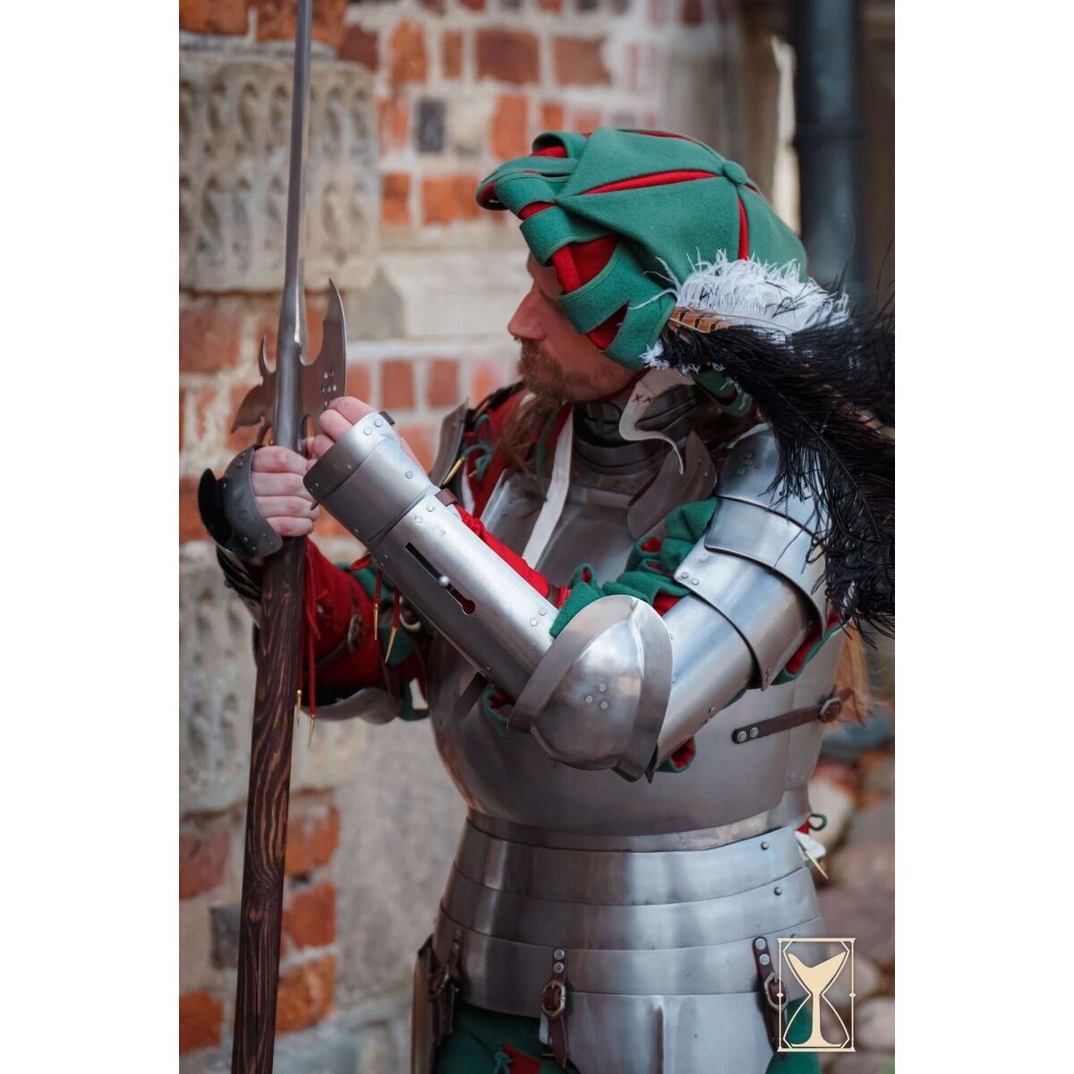 Landsknecht bracers 1.6 mm steel box