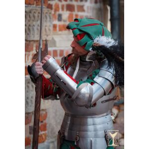 Landsknecht bracers 1.6 mm steel