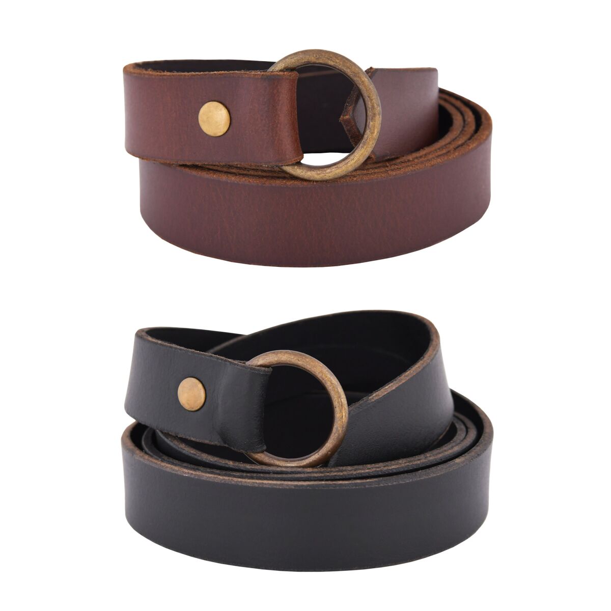 Medieval leather belt for children, 110  box